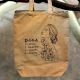 DIVA Line Art Cotton Tote Bag
